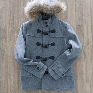 Boycott Wool Blend Duffle Coat (S) - Warm, Stylish, and Eco-Friendly!